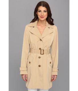 Calvin Klein Hooded Trench Coat CW442763 Womens Coat (Khaki)