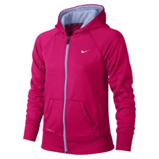 Nike KO 2.0 Full Zip Girls Hoodie   Pink Force