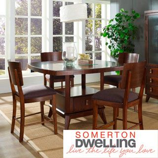 Somerton Dwelling Perspective 5 piece Counter Height Dining Set