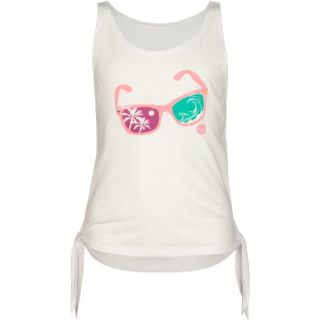 Shades Girls Tank White In Sizes Medium, X Large, Large, Small For Women 2