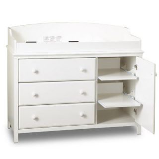 South Shore Cotton Candy 3 Drawer Changing Table Multicolor   3250333