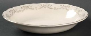 Edwin Knowles Kno10 Coupe Soup Bowl, Fine China Dinnerware   Arcadia Shape,Gold