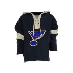 St. Louis Blues Old Time Hockey NHL Youth Grant Lace Hoodie