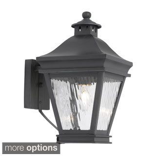 Camden Charcoal Finish Transitional 1 light Outdoor Lantern