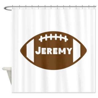  Personalized Football Shower Curtain  Use code FREECART at Checkout