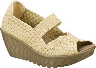 Womens Skechers Parallel   Natural/Gold Sandals