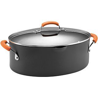 Rachael Ray 8 qt. Hard Anodized Covered Stock Pot, Hard Anodized