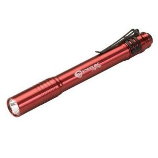 Streamlight 66120 Stylus Flashlight Pro Penlight with White LED Red