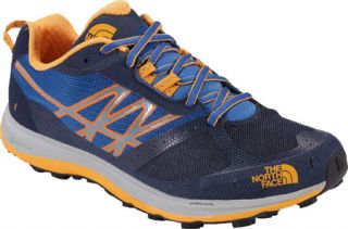 Mens The North Face Ultra Guide   Cosmic Blue/Koi Orange Running Shoes