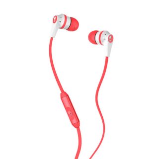 Riot Inkd Micd Earbuds White/Coral One Size For Men 226514313