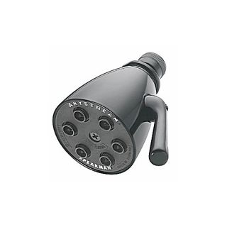 Speakman SD02BLK Shower Head, 6Jet Anystream FixedMount Black