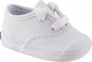 Infants/Toddlers Keds PW Champion TC   White Leather Sneakers