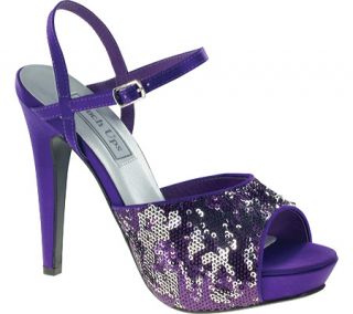 Womens Touch Ups Bev   Purple Sequins Fabric High Heels