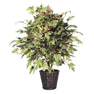4 foot Frosted Maple Extra Full Decorative Plant