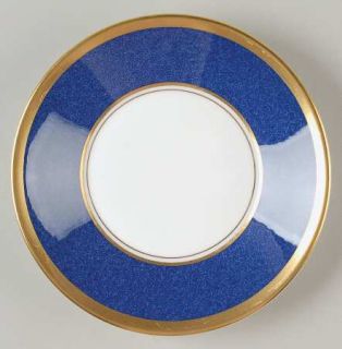 Coalport Athlone Blue Saucer for Flat Cup, Fine China Dinnerware   Blue Rim,No D
