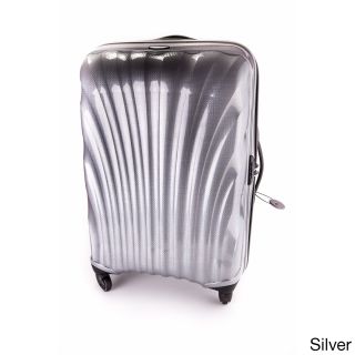 Samsonite Cosmolite 27 inch Medium Hardside Spinner Upright Suitcase (Black, SilverWeight 8 lbsPockets 1Dimension 27 inches high x 19 inches wide x 10.5 inches deep Hardside Exterior Fixed TSA combination lock Wheel handle has carry handle position Zip