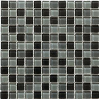 Martini Mosaic 12x12 Piazza Volcanic Ash (pack Of 10)