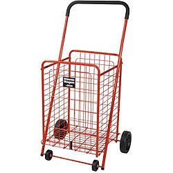 Red Winnie Wagon All Purpose Shopping Utility Cart (33 H x 16 W x 14.5 DOpen Basket Dimensions 21 ;H x 14.8 ;W x 13.4 DHandle Height 37Actual Product Weight 9.4lbs )