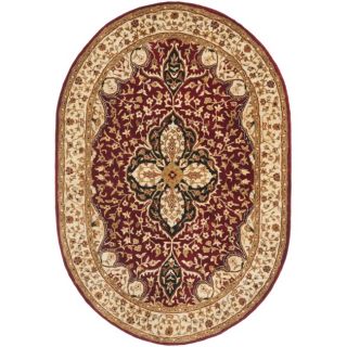 Handmade Persian Legend Red/beige Wool Area Rug (76 X 96)