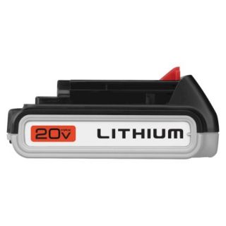 Black & Decker 20V Double Pack Lithium Ion Battery