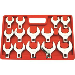 Grip Tools JUMBO Crowfoot Wrenches   1/2in. Drive, 14 Pc. Set