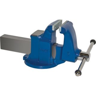 Yost Heavy Duty Industrial Machinist Bench Vise   Stationary Base, 5in. Jaw