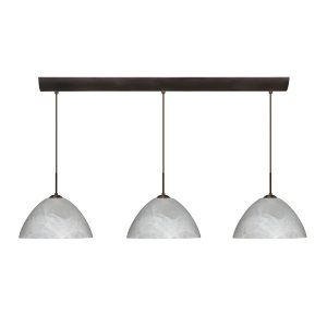 Besa Lighting BEL 3JV 420152 BR Tessa Pendant