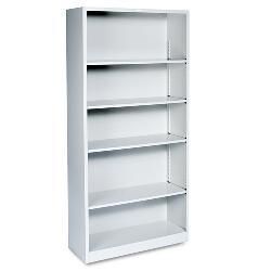 Hon Four shelf Metal Bookcase (light Gray)