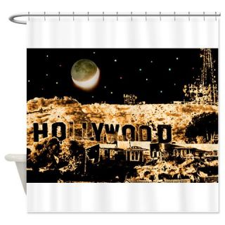  Moon over Hollywood (1) Shower Curtain  Use code FREECART at Checkout