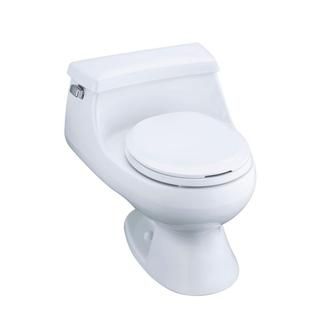 Kohler Rialto Biscuit 1 piece 1.6 Gpf Round Front Toilet With French Curve Toilet Seat