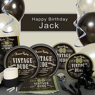 Vintage Dude 60 Ultimate Party Pack