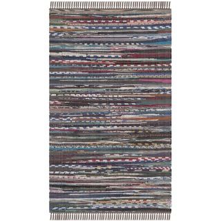 Safavieh Hand woven Rag Rug Rust Cotton Rug (2 X 3)