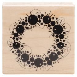 Penny Black Mounted Rubber Stamp 2.5 X2.5  Ornamental Wreath
