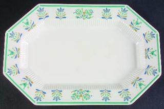 Independence Shenandoah 13 Oval Serving Platter, Fine China Dinnerware   Octago