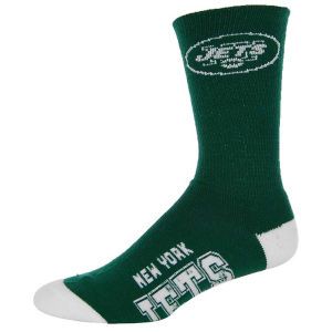 New York Jets For Bare Feet Deuce Crew 504 Socks