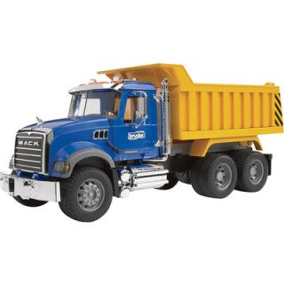 Bruder Mack Granite Dump Truck   116 Scale, Model# 12815