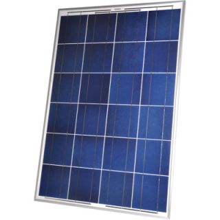 NPower Crystalline Solar Panel   100 Watts, 12 Volt, 40.2in.L x 26.5in.W x 2in.H