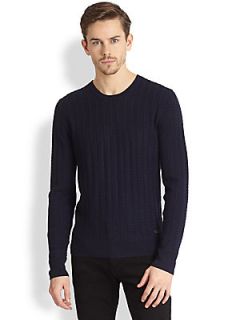 Burberry London Lanhill Cable Knit Wool/Cashmere Sweater