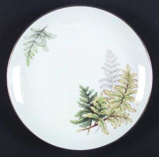 Craftsman (Japan) Evergreen Dinner Plate, Fine China Dinnerware   Green/Yellow &