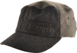 Mens Kangol Textured Wool Army Cap   Flannel Hats