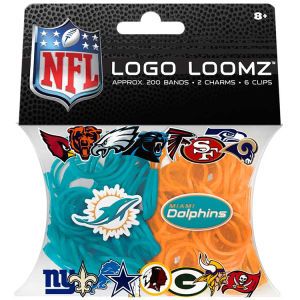 Miami Dolphins Forever Collectibles Logo Loomz