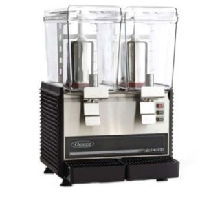 Omega Drink Dispenser w/ Continuous Rotary System, (2) 3 Gallon, 420 Watts