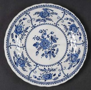 Johnson Brothers Indies Blue Bread & Butter Plate, Fine China Dinnerware   Blue