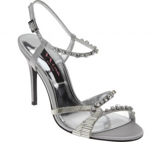 Womens Nina Chimere   Silver Jolie Satin Ornamented Shoes