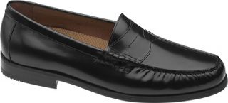 Mens Johnston & Murphy Pannell Penny   Black Brushed Calfskin Penny Loafers