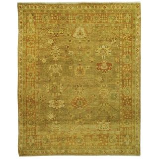Safavieh Hand knotted Oushak Beige/ Rust Wool Rug (8 X 10)