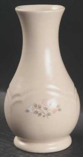 Pfaltzgraff Remembrance Vase, Fine China Dinnerware   Pink, Peach & White Flower