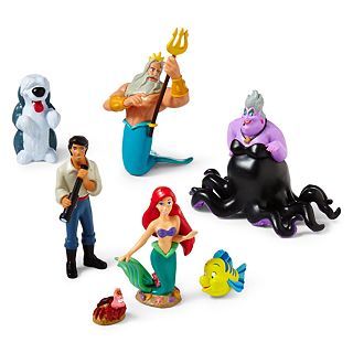 Disney Ariel 7 pc. Figure Set, Multi, Girls