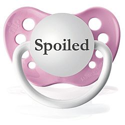 Personalized Pacifiers Pink Spoiled Pacifier
