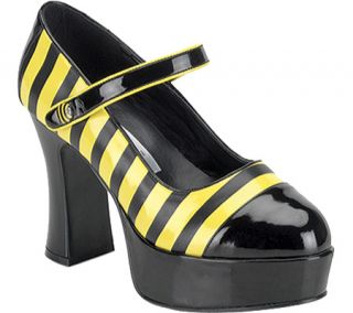 Womens Funtasma Buzz 66   Black/Yellow Patent Casual Shoes